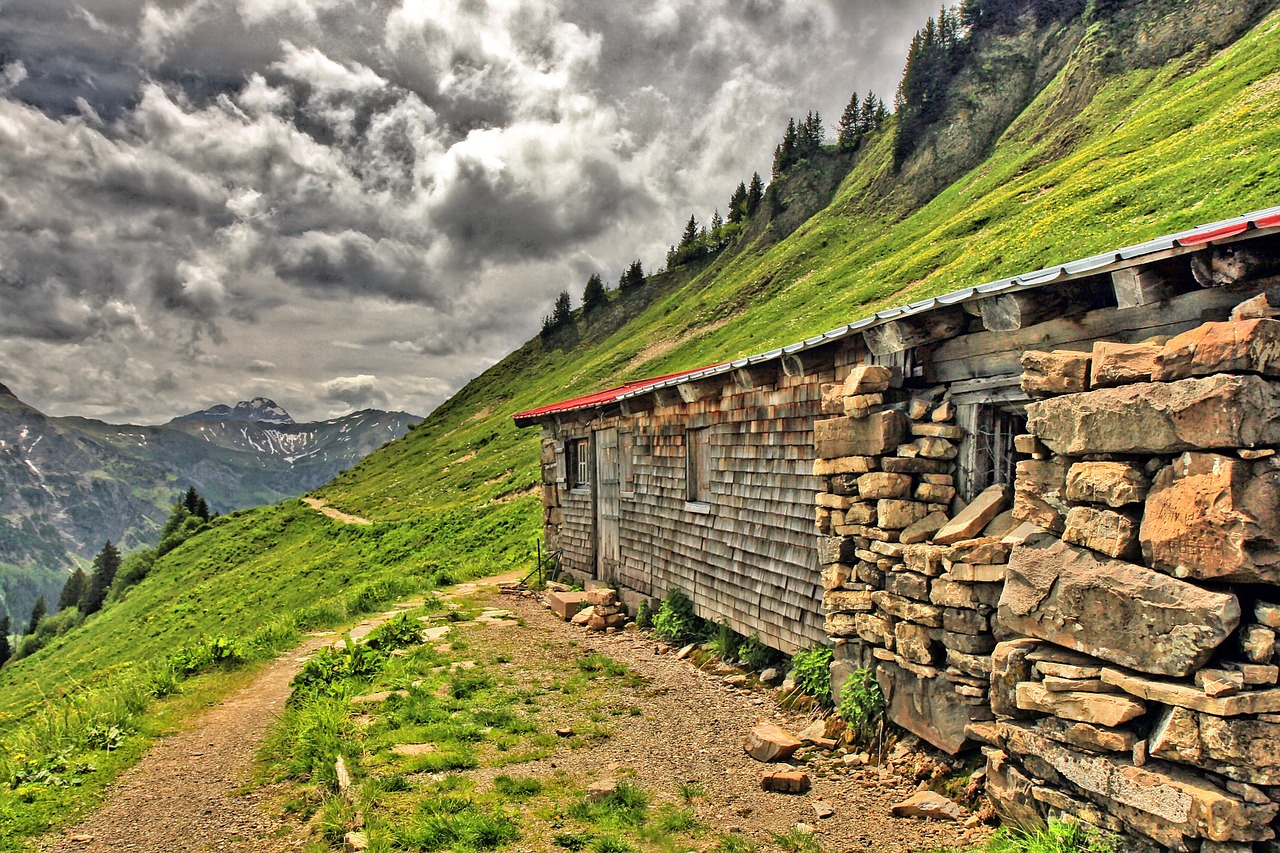 Allgäu, Kalnai, Vasara, Žiema, Saulė, Debesys, Žygiai, Kraštovaizdis, Bavarija, Slėnis