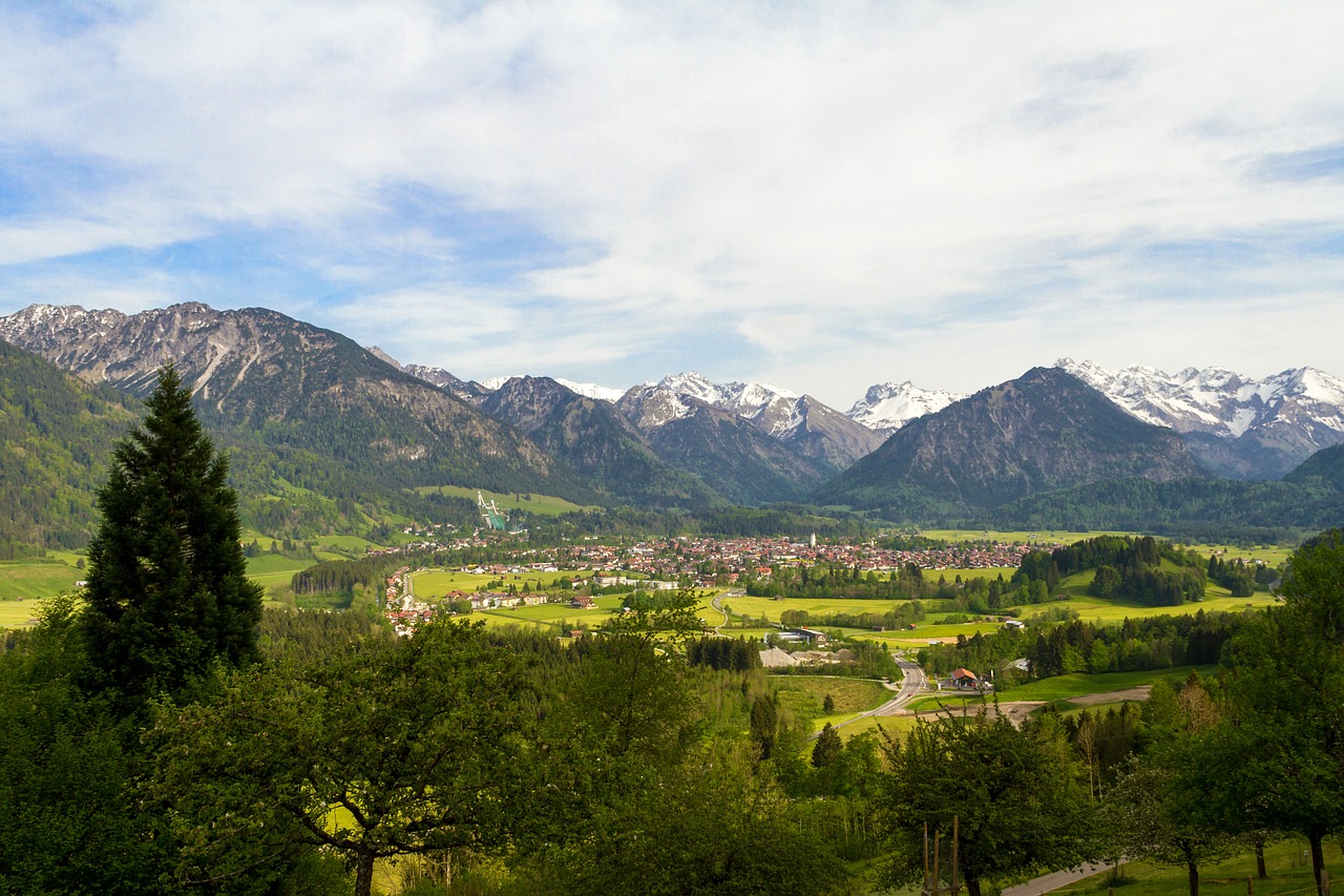 Allgäu Alpės, Allgäu, Oberstdorf, Kalnai, Alpių, Kalnas, Panorama, Kraštovaizdis, Nemokamos Nuotraukos,  Nemokama Licenzija