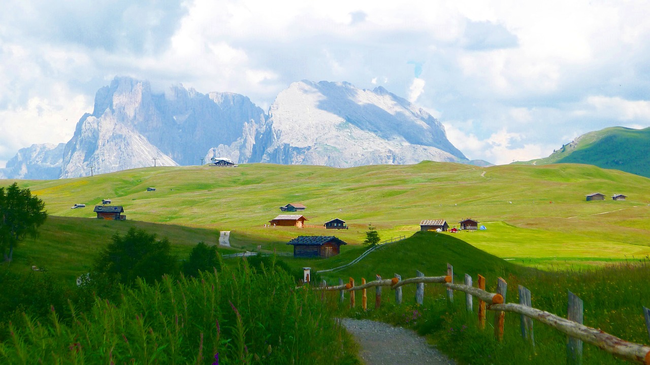 Alm, Gamta, Kraštovaizdis, Kalnai, Alpių Nameliai, Platus, Seiseralm-Südtirol, Nemokamos Nuotraukos,  Nemokama Licenzija