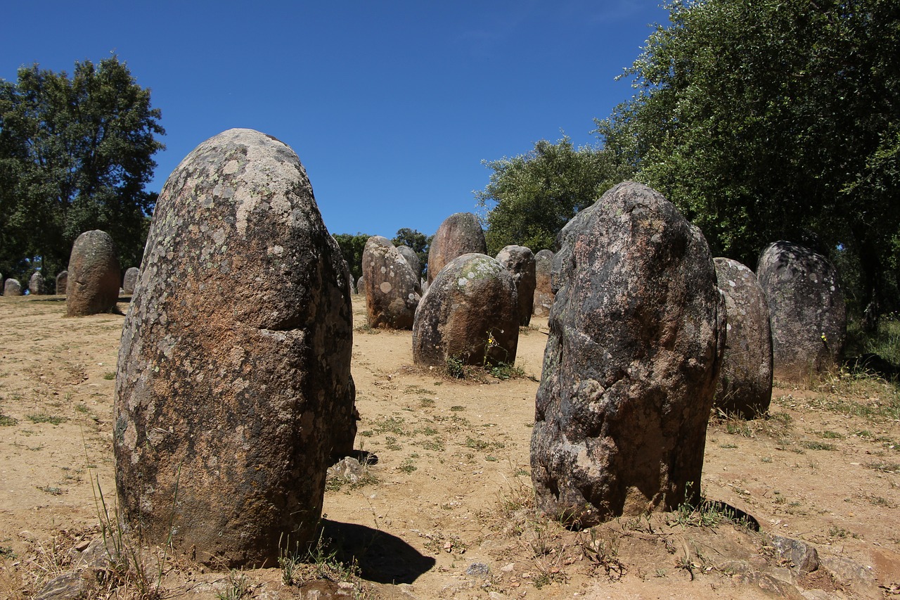 Almendres, Akmuo, Cromlech, Priešistorinė Kultūra, Portugal, Évora, Nemokamos Nuotraukos,  Nemokama Licenzija