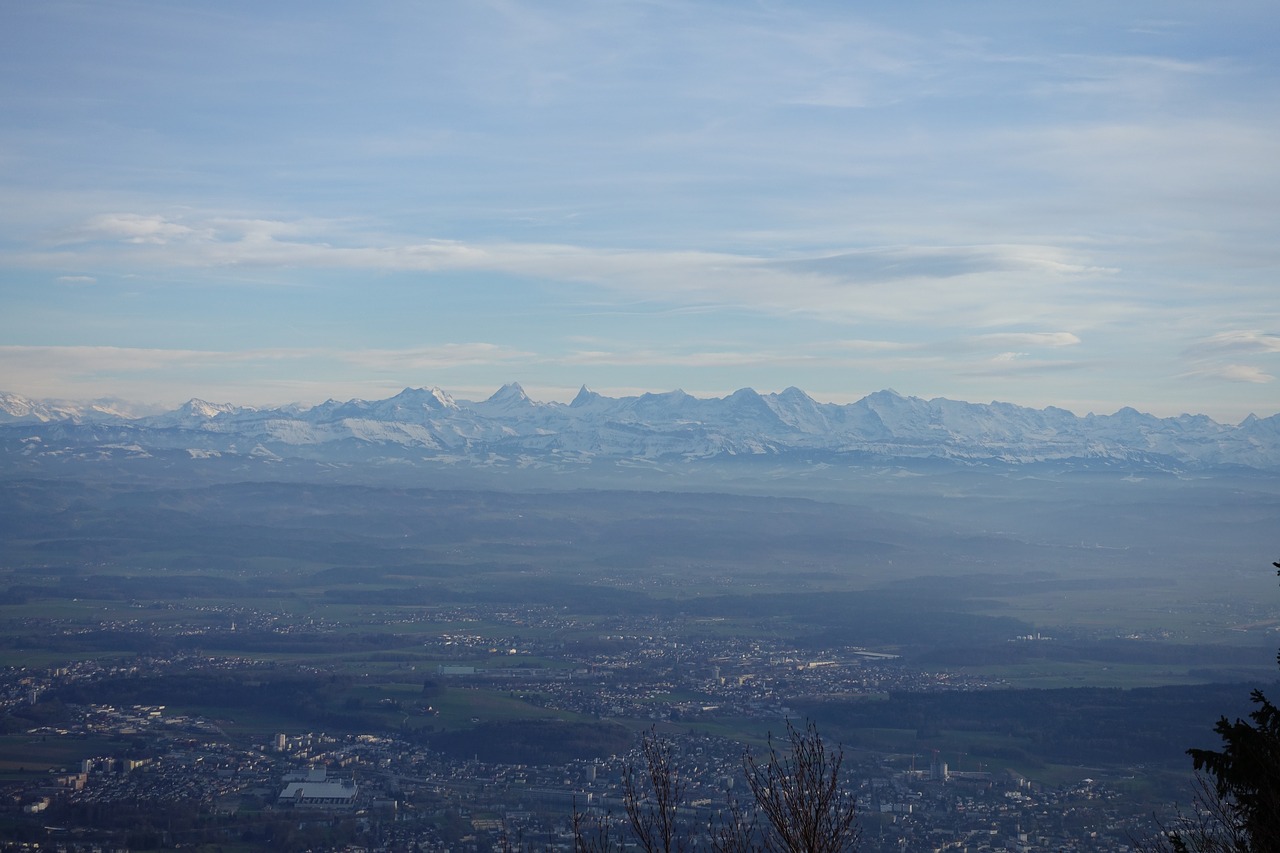 Alpenblick, Alpių, Šveicarija, Kalnai, Vaizdas, Wetterhorn, Schreckhorn, Finsteraarhorn, Eigeris, Vienuolis