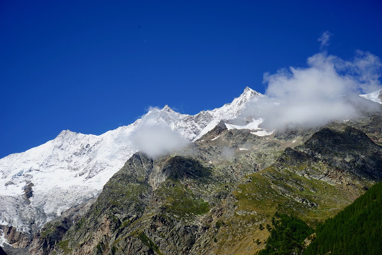 Alpių, Sėjai, Swiss Alps, Šveicarija, Kalnai, Dangus, Sniegas, Vasara, Bergsport, Valais