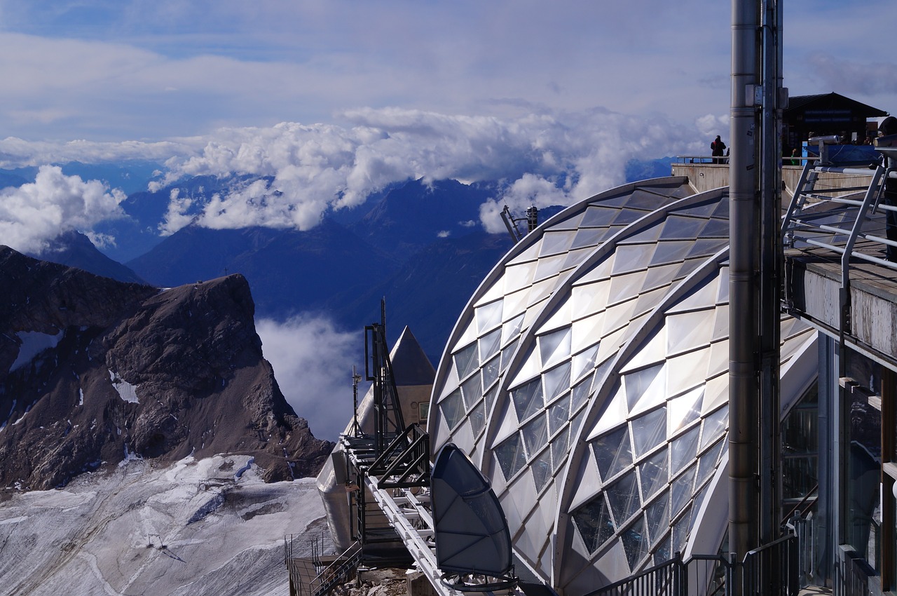 Alpių, Zugspitze, Kalnai, Viršuje, Bazė, Nemokamos Nuotraukos,  Nemokama Licenzija