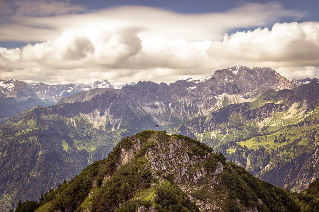 Alpių, Iseler, Oberjoch, Allgäu, Blogas Hindelang, Kalnas, Žygiai, Aukščiausiojo Lygio Susitikimas, Kalnų Viršūnių Susitikimas, Laisvas