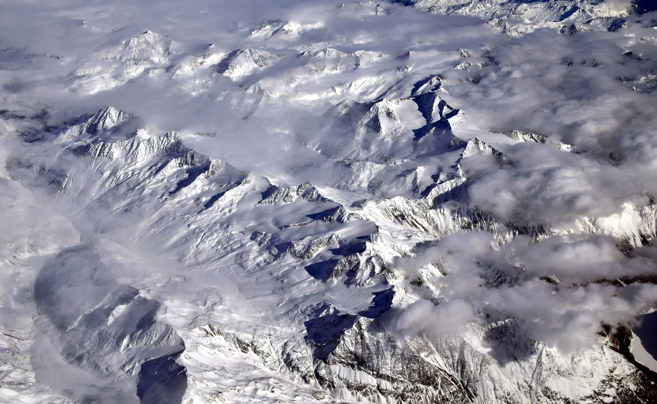 Alpių, Kalnai, Sniegas, Kraštovaizdis, Gamta, Žiema, Aukštis, Kalnų Peizažas, Debesys, Rūko Bankai