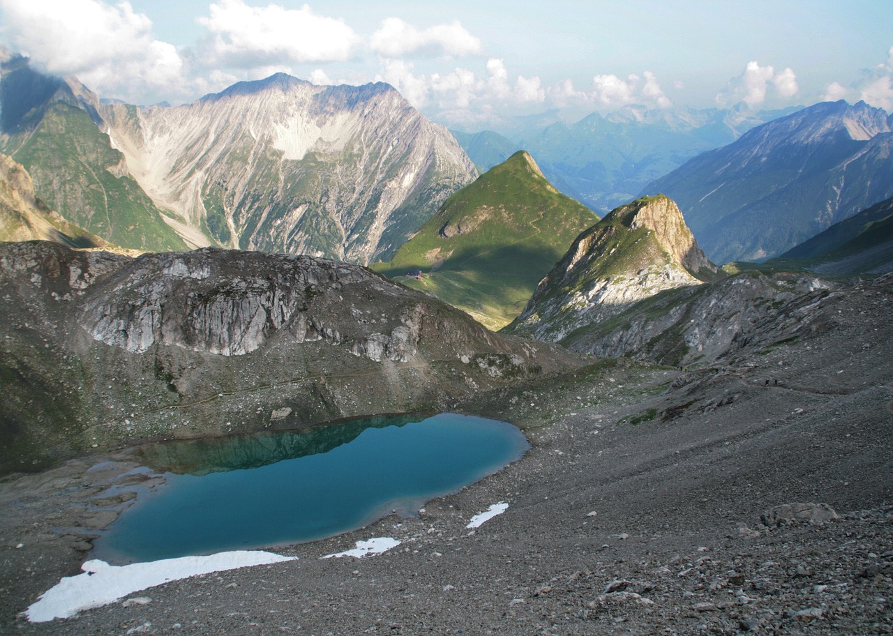 Alpių, Bergsee, Kalnai, Ežeras, Kalnų Peizažas, Gamta, Kraštovaizdis, Nemokamos Nuotraukos,  Nemokama Licenzija