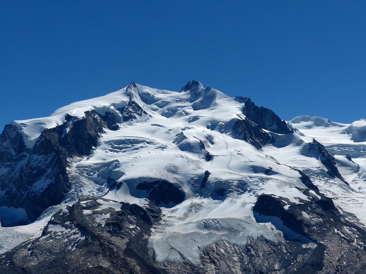 Alpių, Monte Rosa, Šveicarija, Zermatt, Nemokamos Nuotraukos,  Nemokama Licenzija