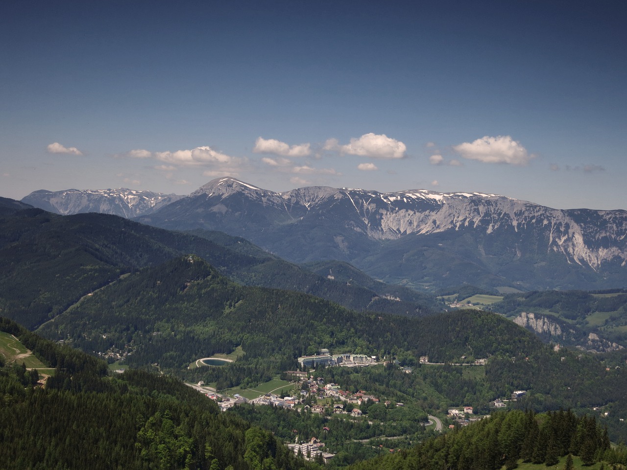 Alpių, Semmering, Kraštovaizdis, Kalnai, Žemutinė Austrija, Debesys, Gamta, Dangus, Miškas, Vaizdas