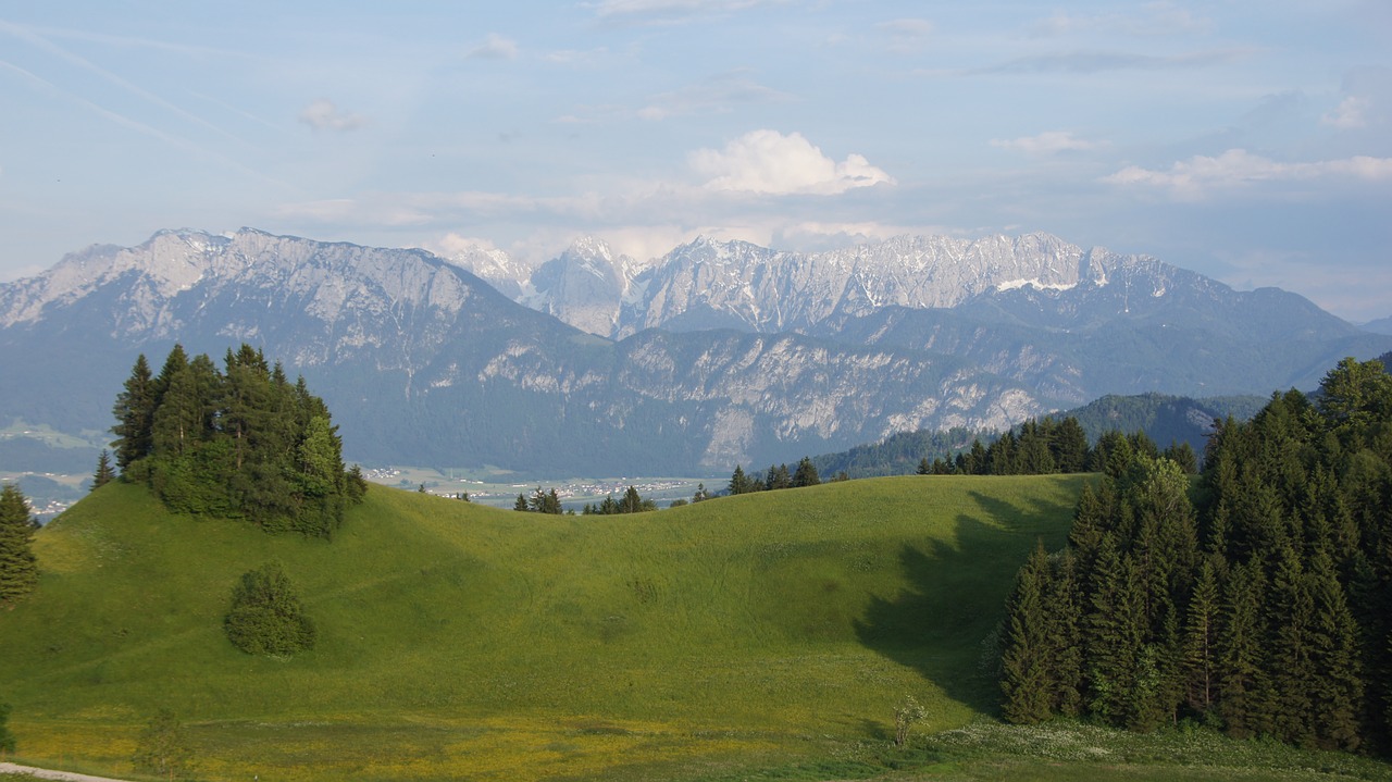 Alpių, Wilderkaiser, Zahmer Kaiser, Panorama, Nemokamos Nuotraukos,  Nemokama Licenzija