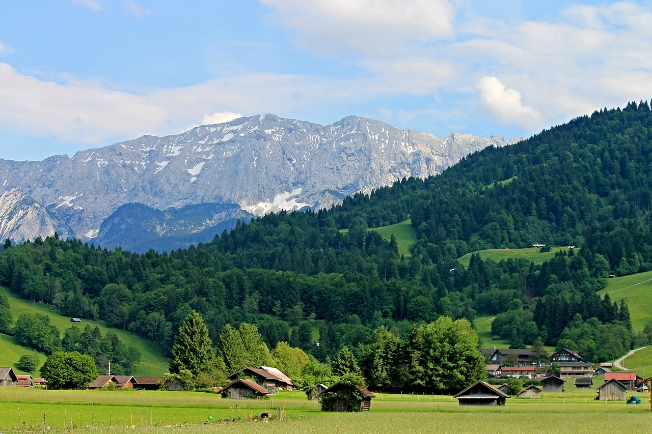 Alpių, Viršutinė Bavarija, Kalnai, Bavarijos Alpės, Kraštovaizdis, Bavarija, Panorama, Rokas, Gamta, Žygiai