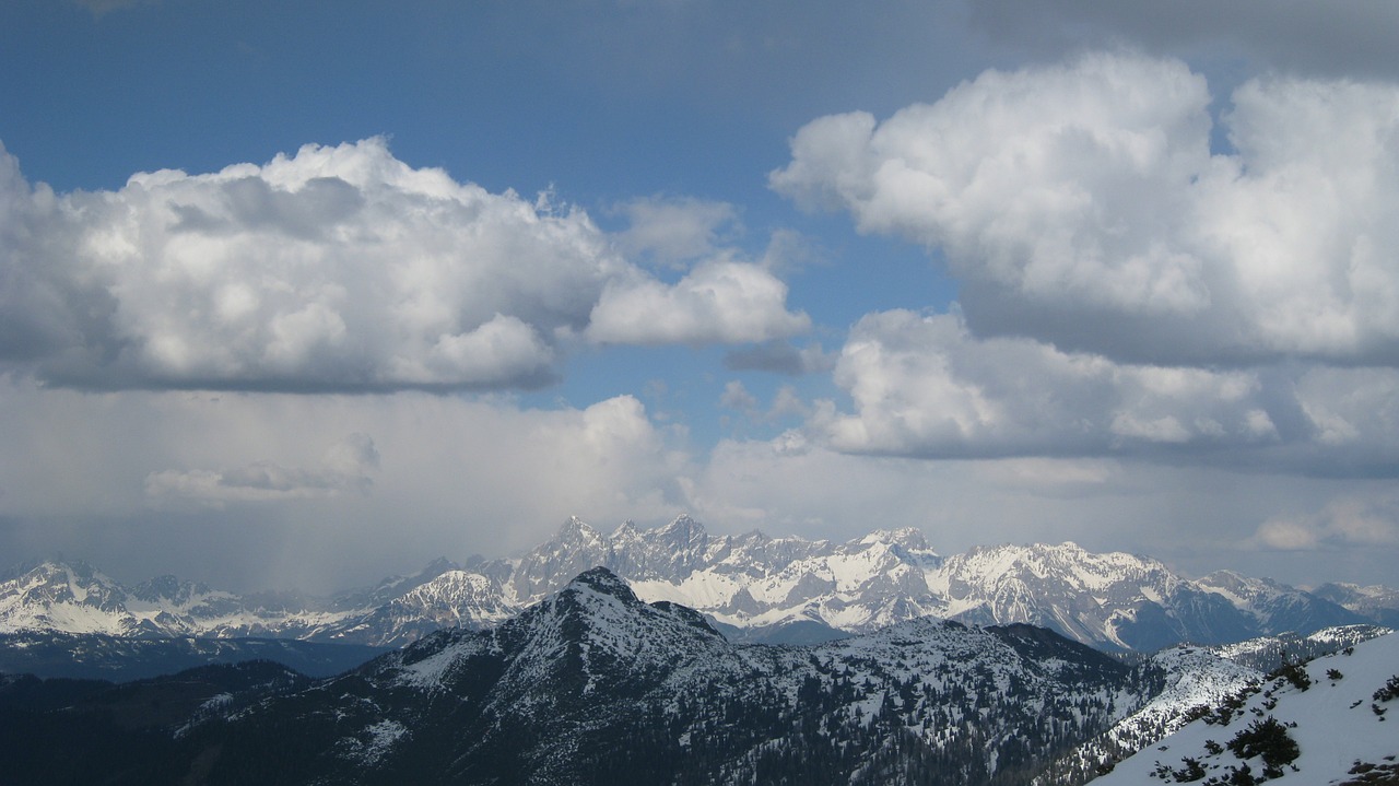 Alpių, Alpių Panorama, Kalnai, Žiema, Žiemą, Kraštovaizdis, Sniegas, Snieguotas, Dangus, Žiemos Magija