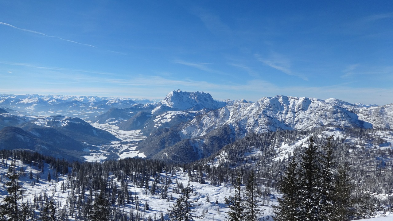 Alpių, Panorama, Austria, Žiema, Steinplatte, Nemokamos Nuotraukos,  Nemokama Licenzija