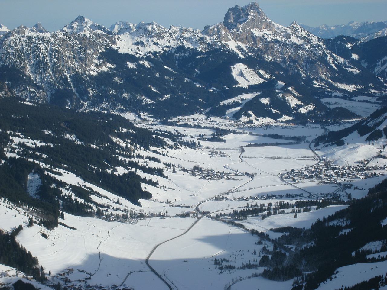 Alpių, Tyrol, Tannheimertal, Žiema, Raudona Flühe, Gimpelis, Nemokamos Nuotraukos,  Nemokama Licenzija