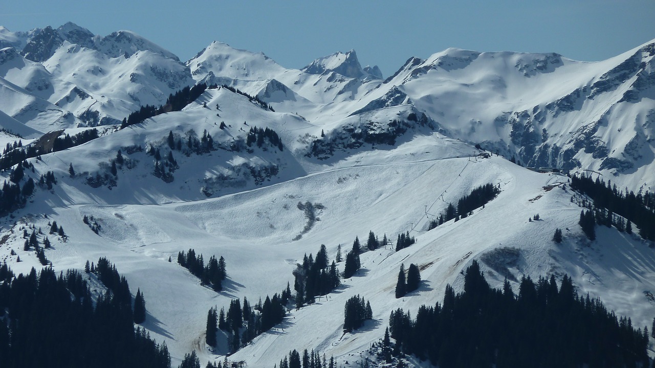 Alpių, Allgäu, Neunerköpfle, Žiema, Sniegas, Kalnai, Žiemą, Vaizdas, Panorama, Slidinėjimas Atokioje Pakrantėje