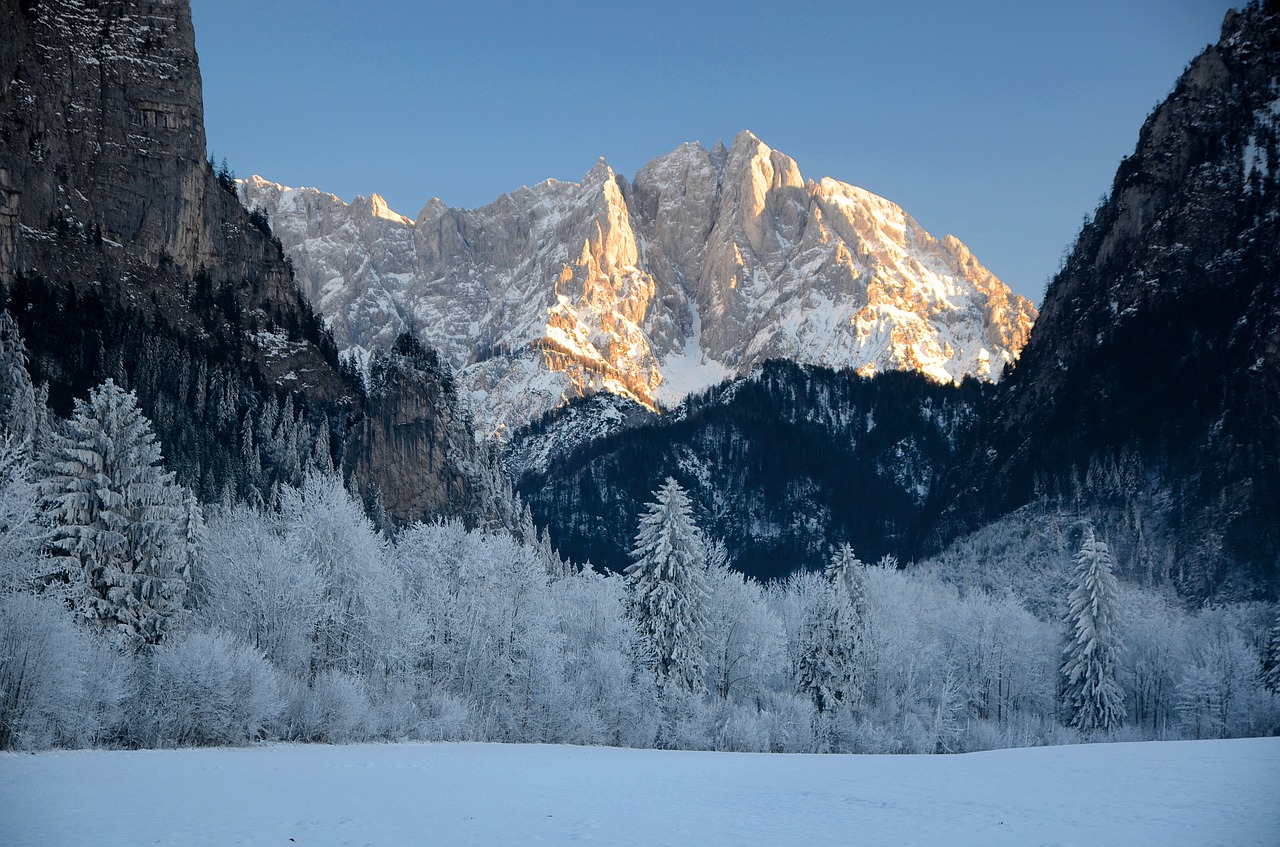 Alpių, Austria, Panorama, Žiema, Kalnai, Styria, Sniegas, Šaltas, Nemokamos Nuotraukos,  Nemokama Licenzija