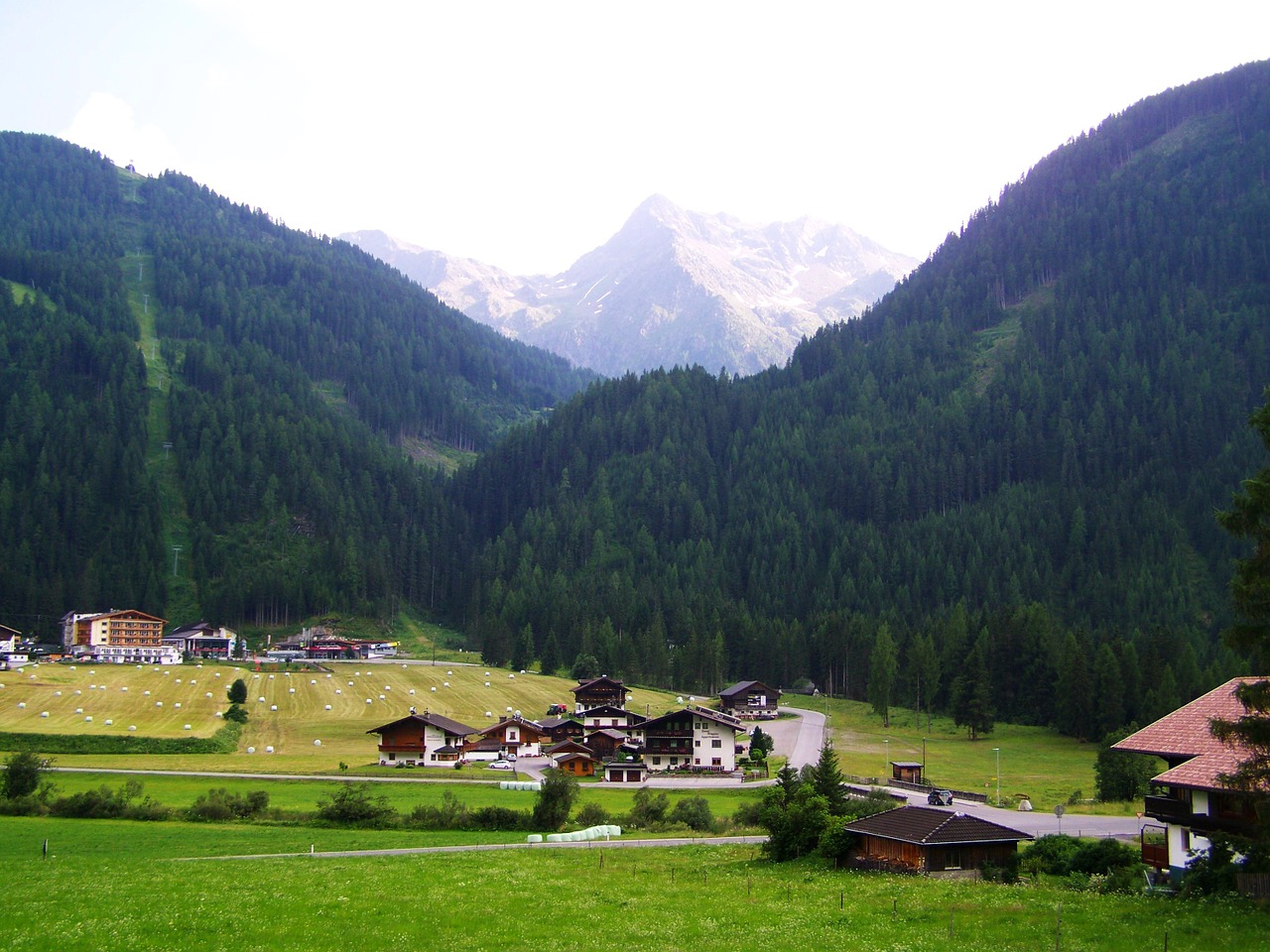 Alpių Kaimas, Alpių Peizažas, Alpės, Nemokamos Nuotraukos,  Nemokama Licenzija