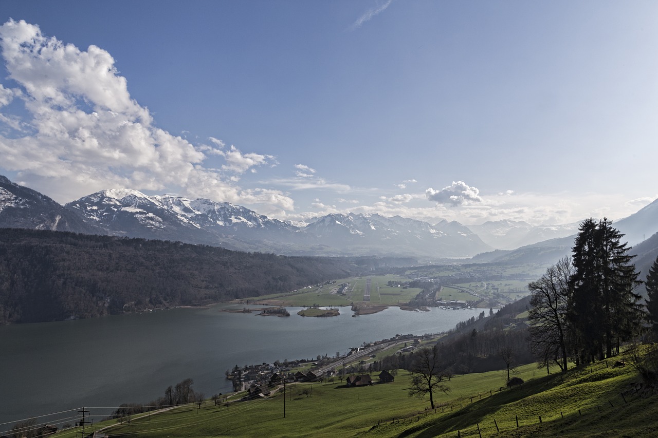 Alpnachersee, Abendstimmung, Saulėlydis, Ežeras, Vakarinis Dangus, Gamta, Nemokamos Nuotraukos,  Nemokama Licenzija