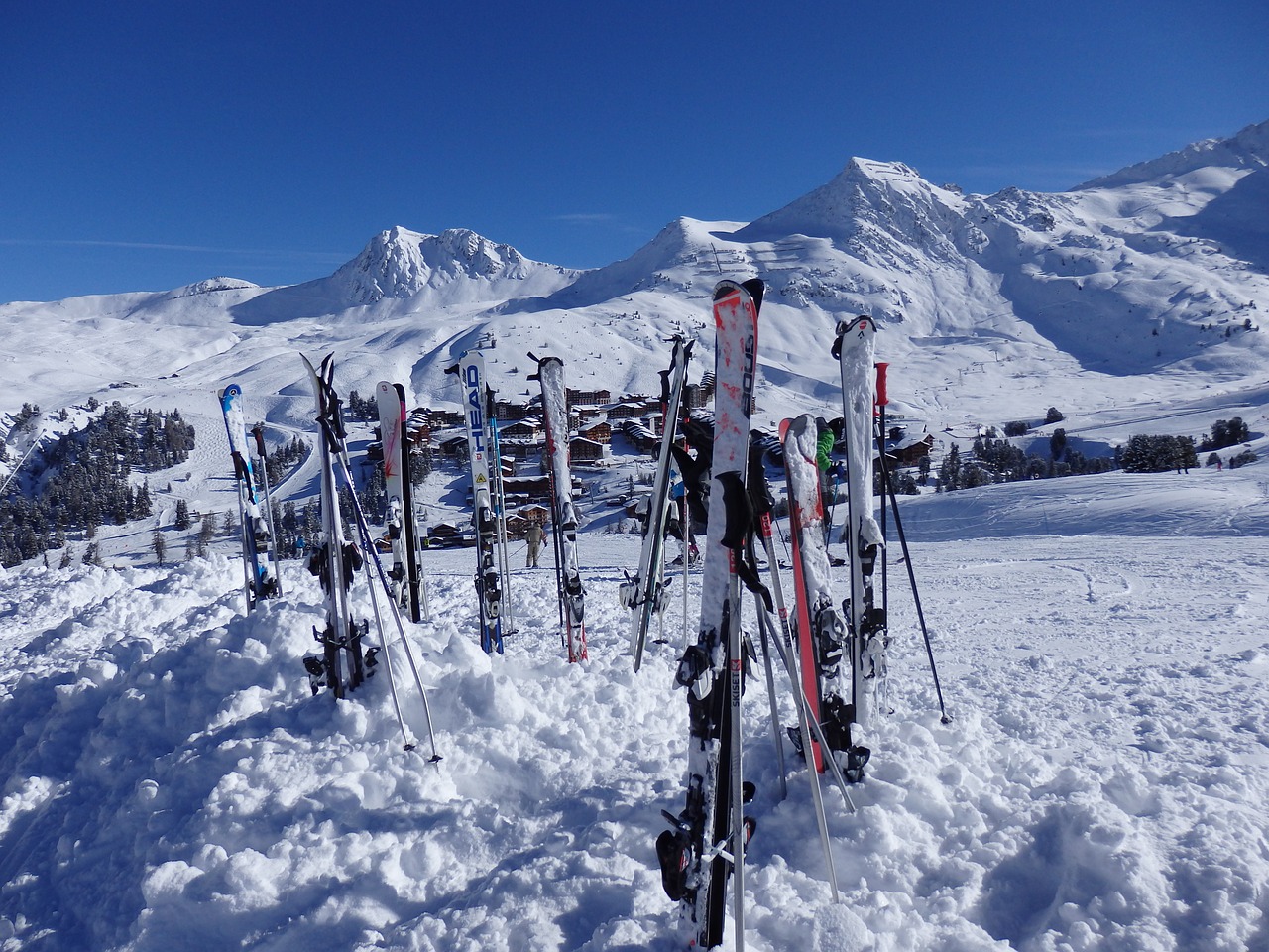 Alpės, France, Žiema, Panorama, Sniegas, Nemokamos Nuotraukos,  Nemokama Licenzija