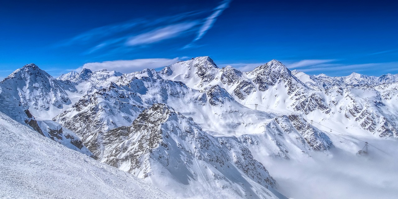 Alpės, Kalnai, Liftas, Panorama, Sniegas, Austria, Snieguotas Alpės, Kalnas, Slidinėjimas, Žiemos Atostogos