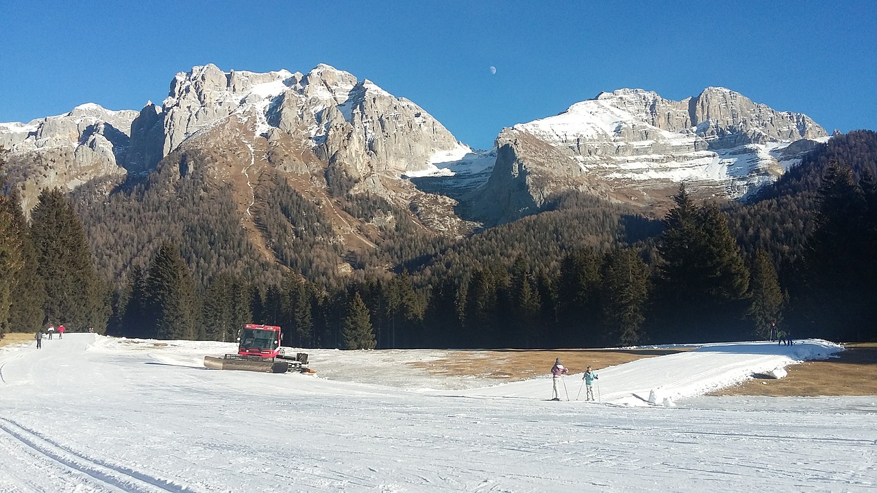 Alpės, Dolomitai, Madonna-Di-Campiglio, Mažas Sniegas, Nemokamos Nuotraukos,  Nemokama Licenzija