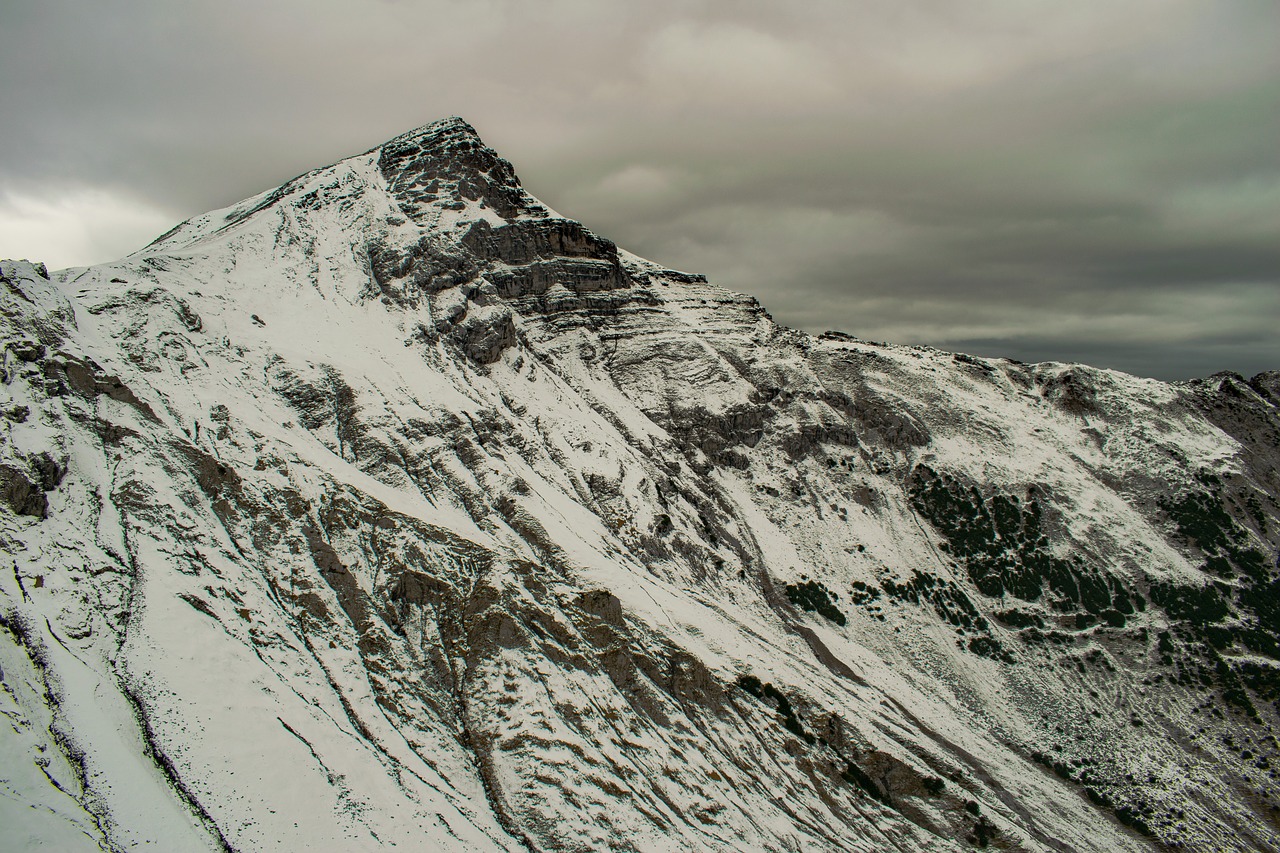 Alpės, Ruduo, Lapkritis, Kalnai, Namlas, Wetterspitze, Austria, Nemokamos Nuotraukos,  Nemokama Licenzija