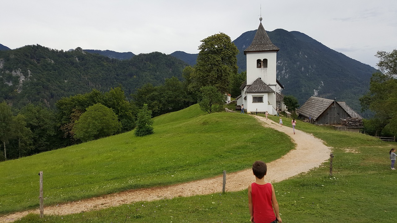 Alpės,  Slovėnija,  Turizmas,  Vasara,  Kalnai,  Pobūdį,  Lauko,  Peizažas,  Europa,  Kraštovaizdis