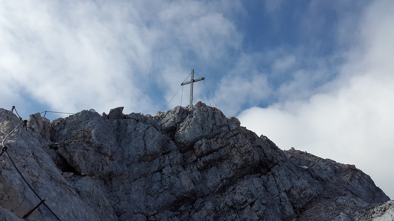Alpspitze,  Viršūnių Susitikimas,  Aukščiausiojo Lygio Susitikimas,  Alpių,  Oras Akmuo,  Kalnas,  Zugspitze Masyvas,  Garmisch,  Ostallgäu,  Allgäu