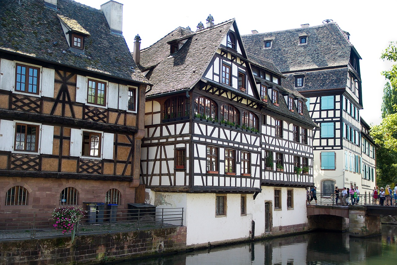 Alsace, Strasbourg, Mūrinis Namas, Langinės, Alsatijos Namas, Nemokamos Nuotraukos,  Nemokama Licenzija