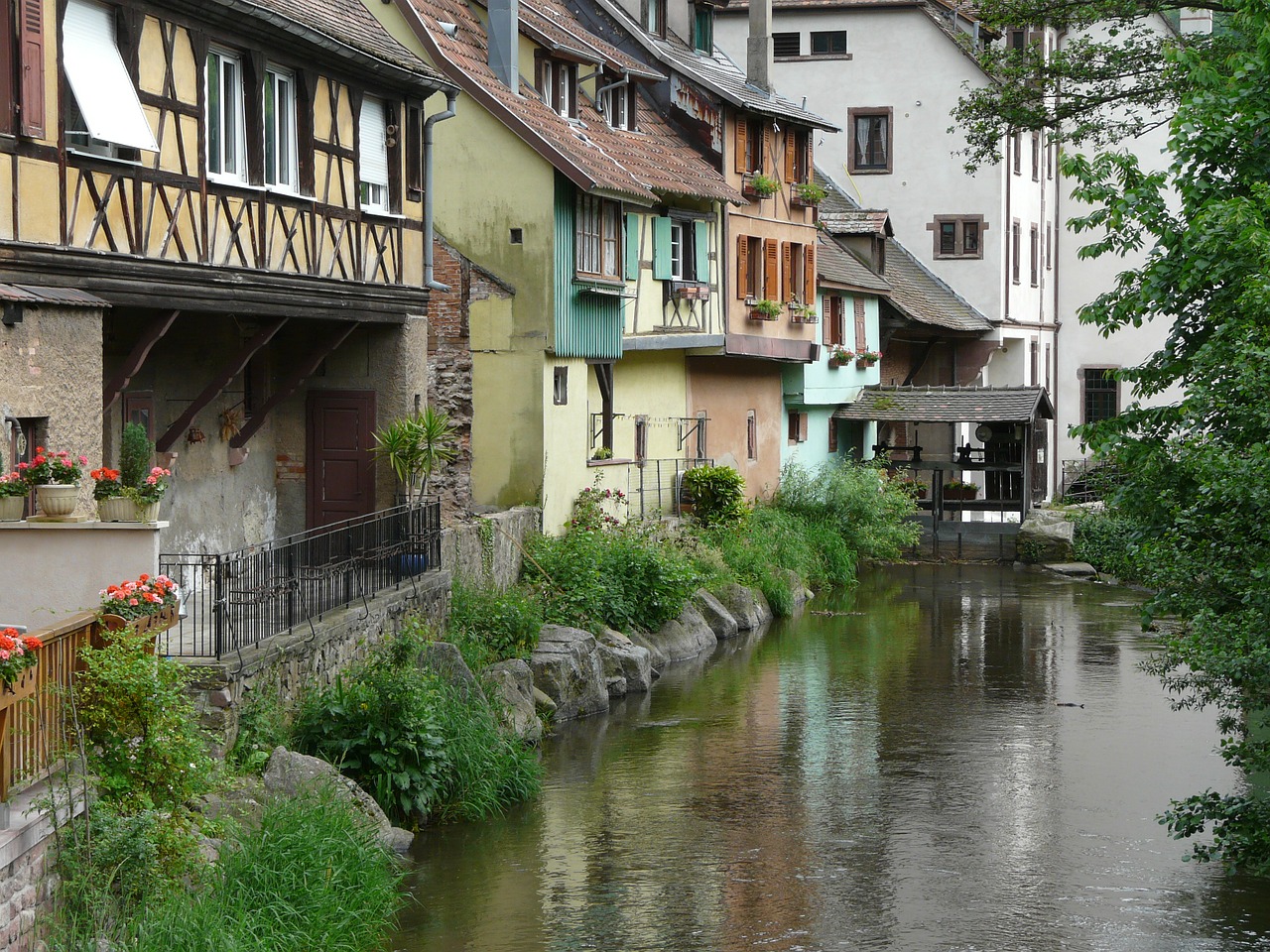 Alsace, Santūra, Upė, Pastatas, Nemokamos Nuotraukos,  Nemokama Licenzija