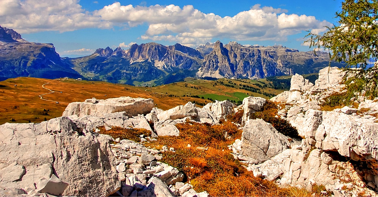 Alta Badia, Dolomitai, Gamta, Unesco Pasaulio Paveldas, South Tyrol, Dangus, Kraštovaizdis, Alpių, Italy, Kalnai