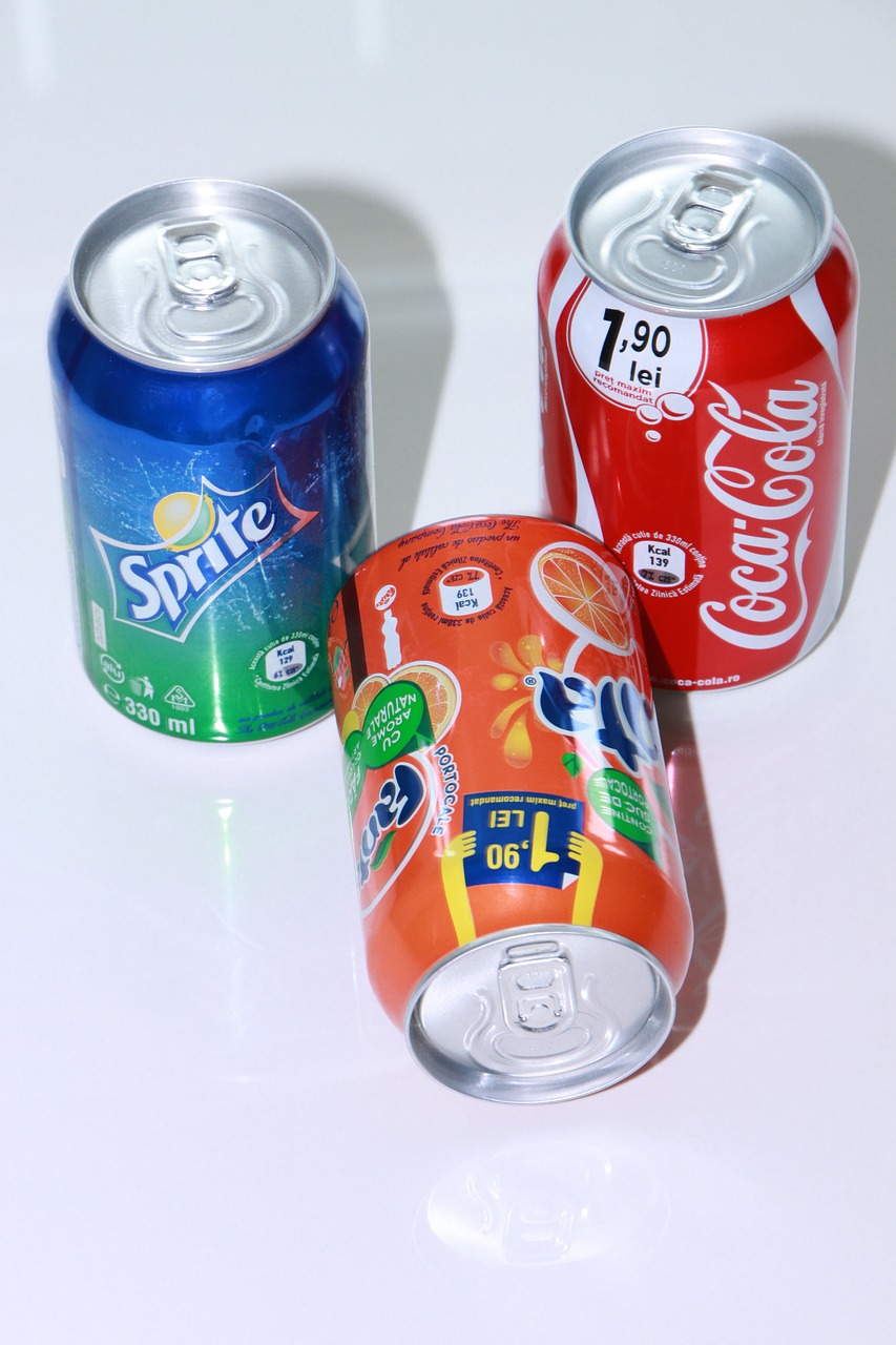 Aliuminis, Gali, Koka, Kola, Gerti, Fanta, Citrina, Oranžinė, Soda, Sprite