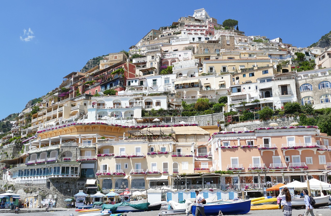 Amalfi, Positano, Vaizdingas, Viduržemio Jūros, Italy, Kranto, Turizmas, Amalfi Pakrantė, Panorama, Uolos