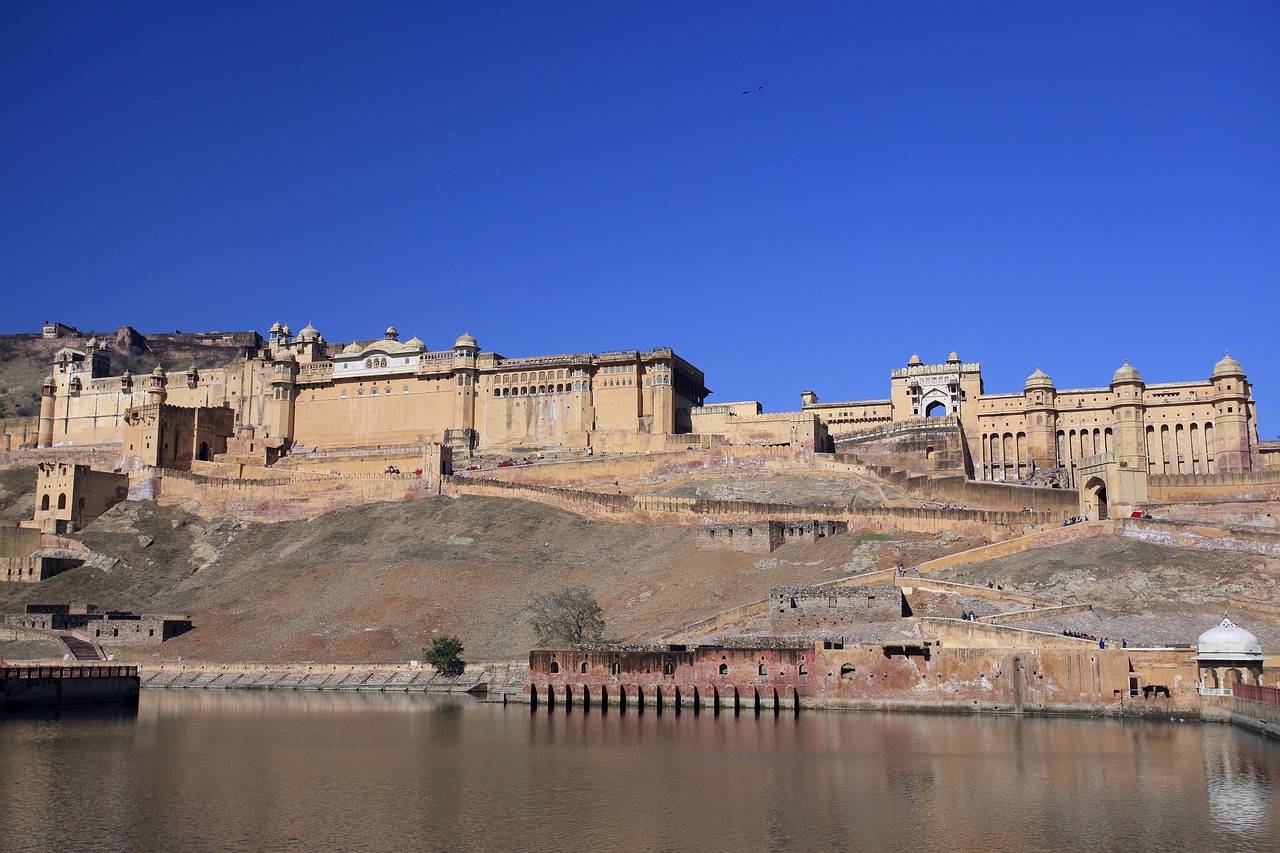 Gintaro Fortas, Jaipur, Rajasthan, Fortas, Rūmai, Nemokamos Nuotraukos,  Nemokama Licenzija