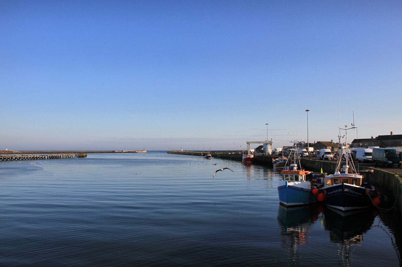 Amble, Northumberland, Uostas, Valtys, Žvejyba, Uk, Upė, Koquet, Jūra, Prieplauka