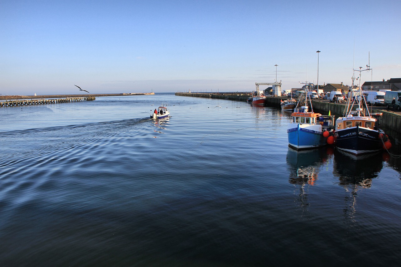 Amble, Northumberland, Uostas, Valtys, Žvejyba, Uk, Upė, Koquet, Jūra, Prieplauka