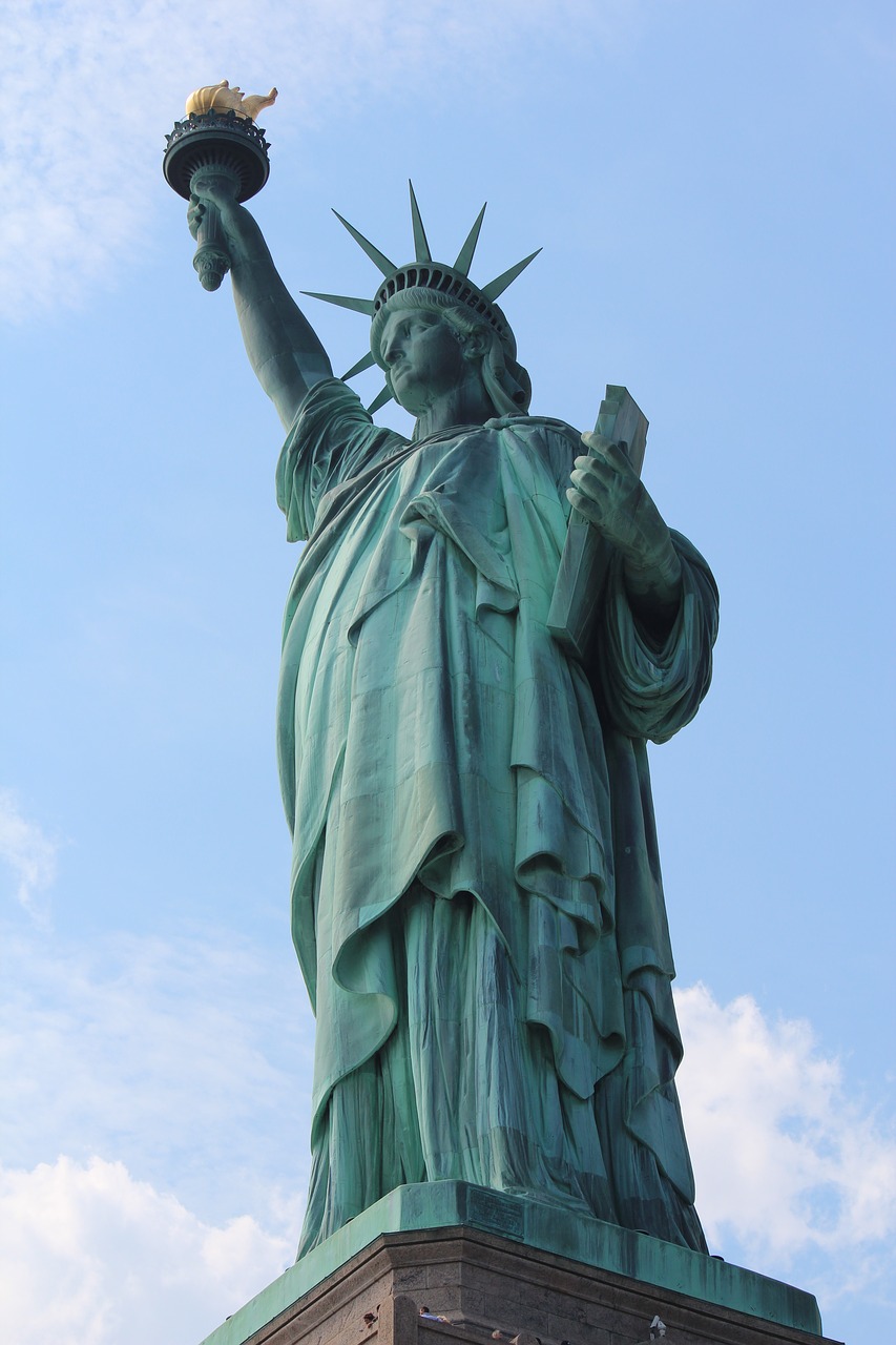 Amerikietis, Laisvės Statula, Niujorkas, Usa, Statula, Jungtinės Valstijos, Amerikietis, Laisvė, Atmintis, Atminimo Diena