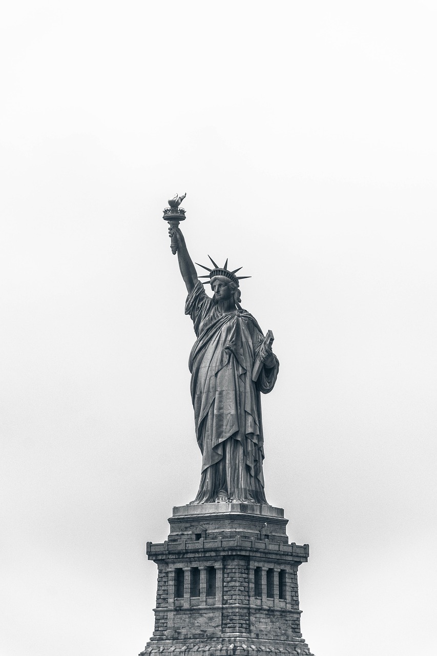 Amerikietis, Bartholdi, Miestas, France, Prancūzų Kalba, Gustave, Sala, Laisvė, Paminklas, Nacionalinis