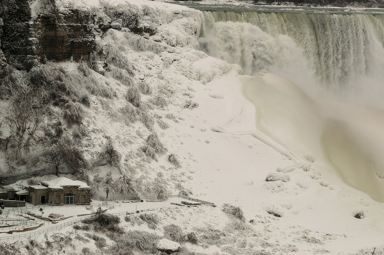 American Falls, Niagara, Žiema, Ledas, Sniegas, Sušaldyta, Kraštovaizdis, Nemokamos Nuotraukos,  Nemokama Licenzija