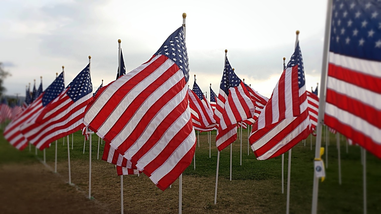 Amerikos Vėliava, Usa Flag, Amerikietis, Simbolis, Usa, Nacionalinis, Raudona, United, Valstijos, Patriotinis