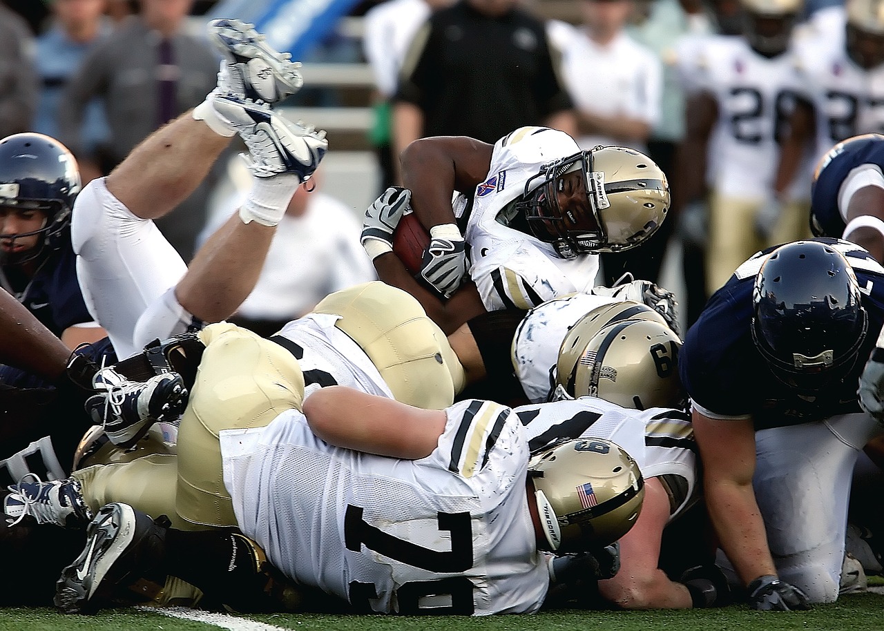 Amerikietiškas Futbolas, Bėgti Atgal, Spręsti, Blokavimas, Kaupti, Kojos, Žaidėjai, Sportas, Amerikietiškas Futbolininkas, Gridiron