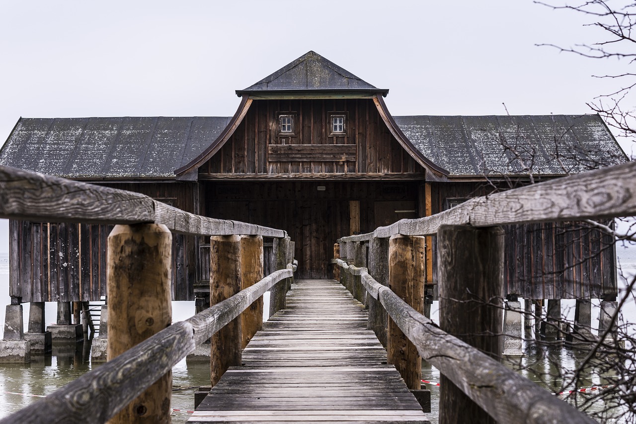 Ammersee, Valčių Namas, Sušaldyta, Vanduo, Ežeras, Internetas, Bavarija, Kraštovaizdis, Veidrodis, Vandenys