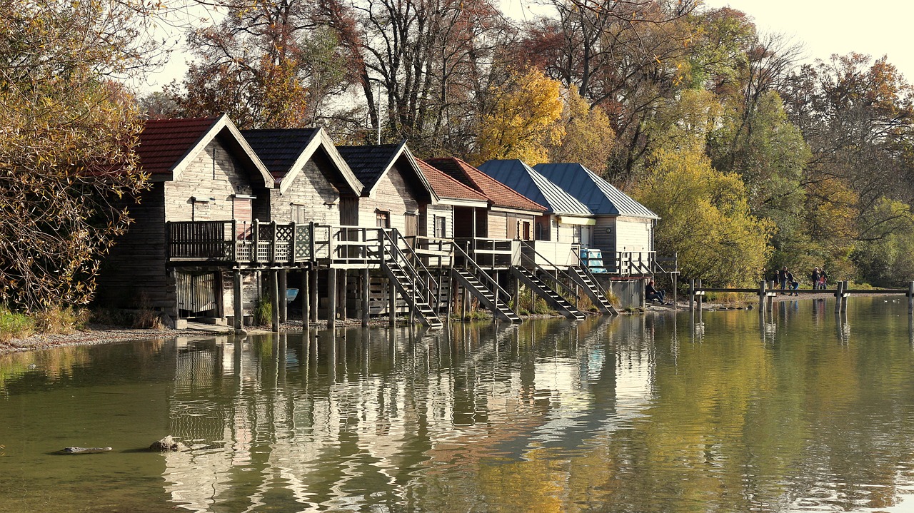 Ammersee,  Bavarija,  Vokietija,  Vanduo,  Ežeras,  Gamta,  Valčių Namas,  Ammersee Bayern,  Kraštovaizdis,  Saulėlydis