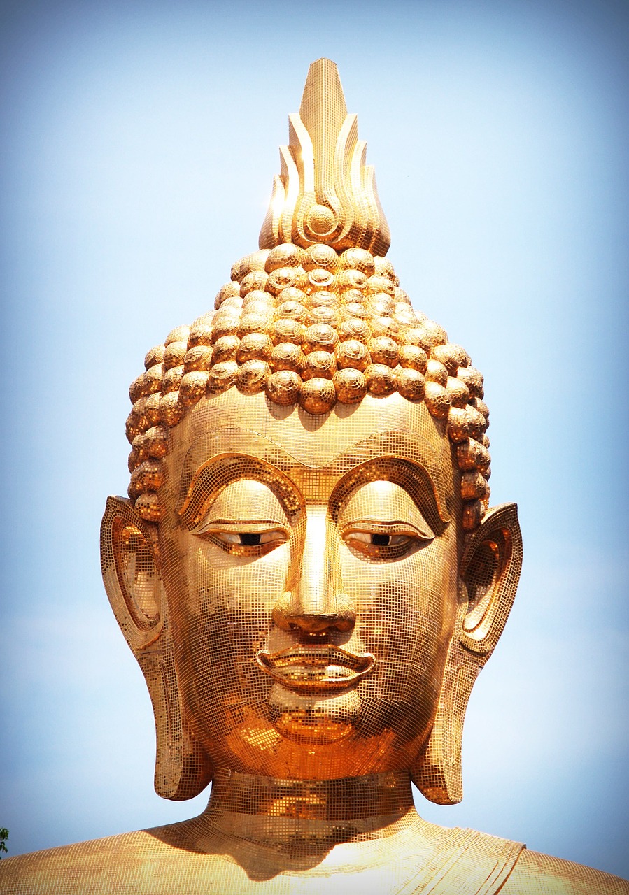 Amnat Charoen, Senovės, Architektūra, Asian, Fonas, Bangkokas, Gražus, Didžioji Buda, Buda, Budizmas