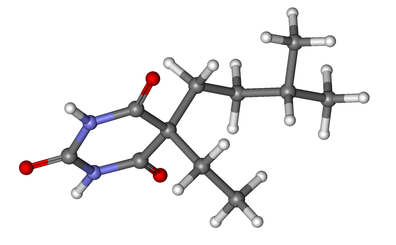 Amobarbitalis, Rutulys, Stick, Modelis, Molekulė, Junginys, Chemija, Nemokamos Nuotraukos,  Nemokama Licenzija