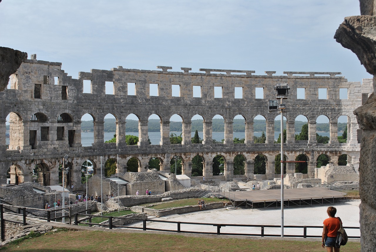 Amfiteatras, Pula, Kroatija, Arena, Romėnų, Gladiatoriai, Nemokamos Nuotraukos,  Nemokama Licenzija