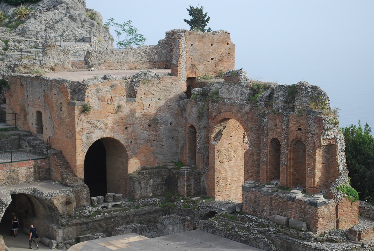 Amfiteatras, Italy, Klasikinis, Griuvėsiai, Architektūra, Senovės, Ispanų, Akmuo, Istorija, Teatras