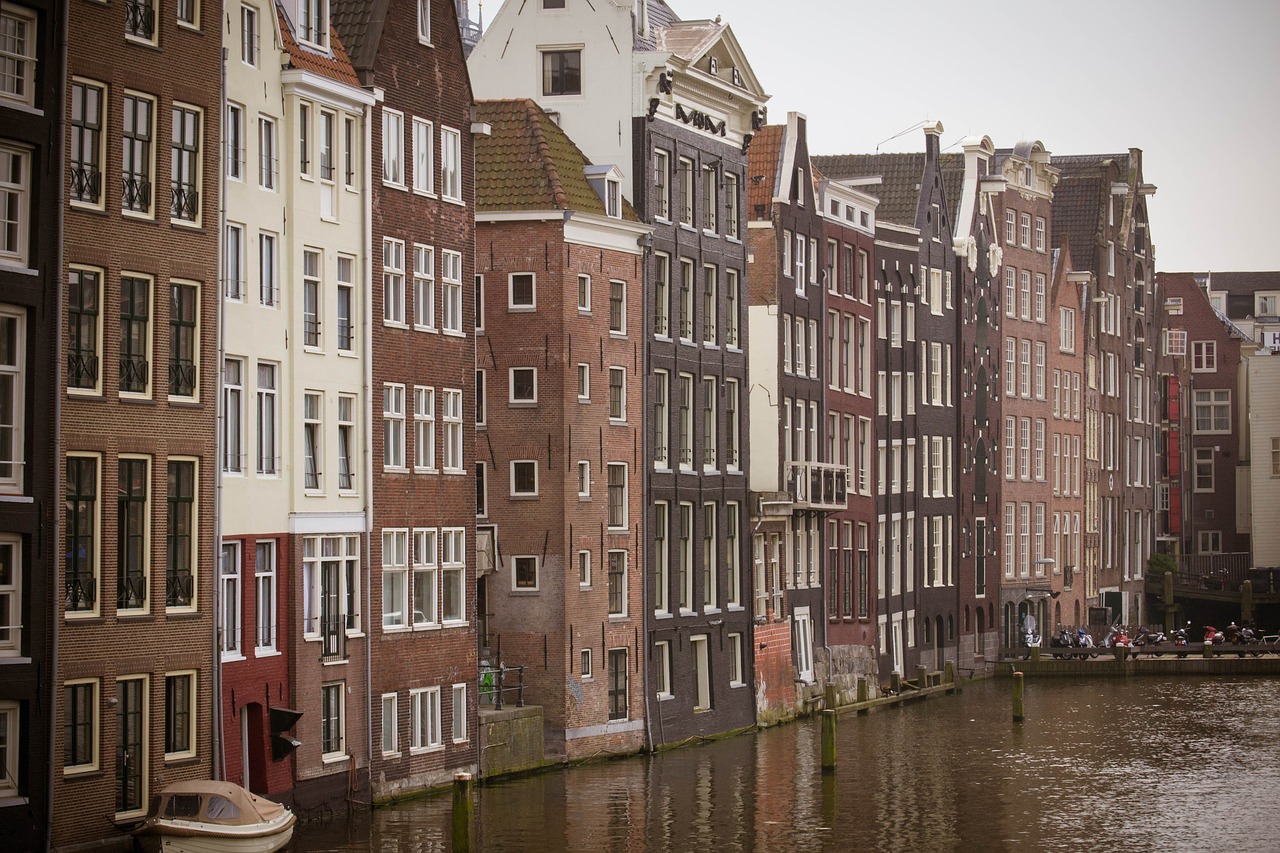 Amsterdamas, Namai, Kanalas, Zeedijk, Kraštovaizdis, Pastatas, Namai, Nyderlandai, Kapitalas, Tipiškas Olandas