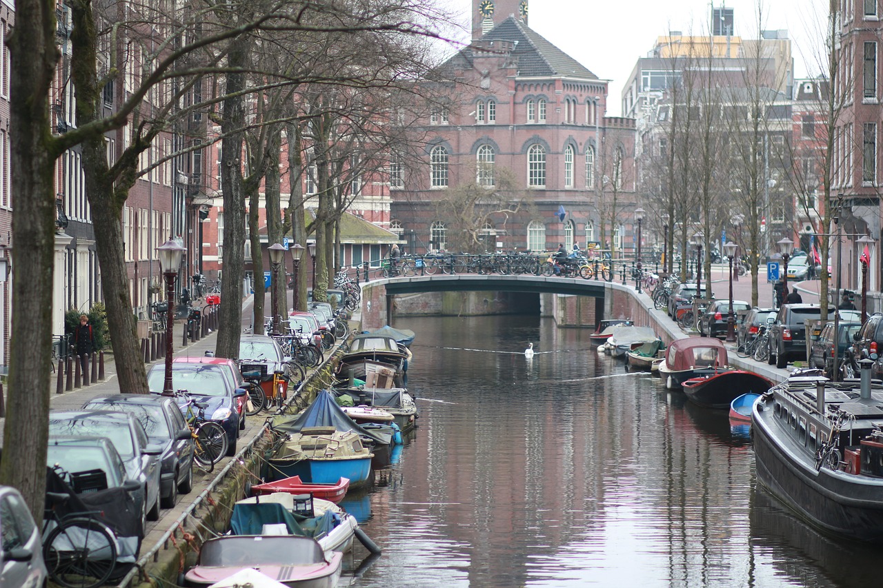 Amsterdamas, Kanalas, Valtis, Nemokamos Nuotraukos,  Nemokama Licenzija