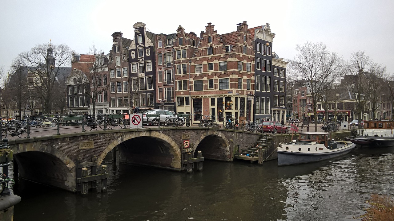 Amsterdamas, Nyderlandai, Kanalas, Olandų, Holland, Nemokamos Nuotraukos,  Nemokama Licenzija
