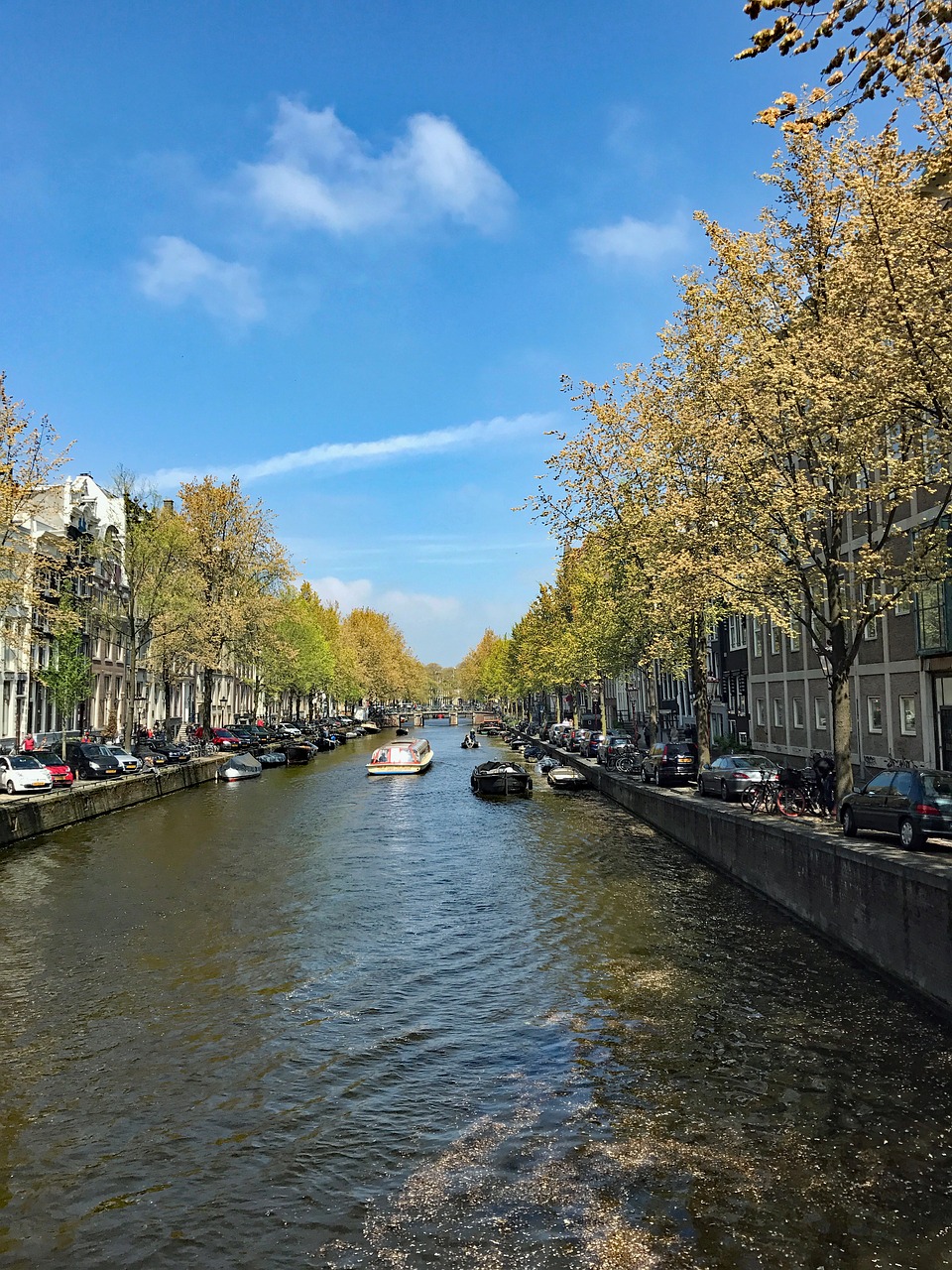 Amsterdamas, Kanalas, Pavasaris, Nemokamos Nuotraukos,  Nemokama Licenzija